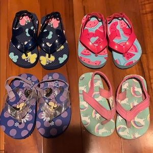 Baby girl flip flops